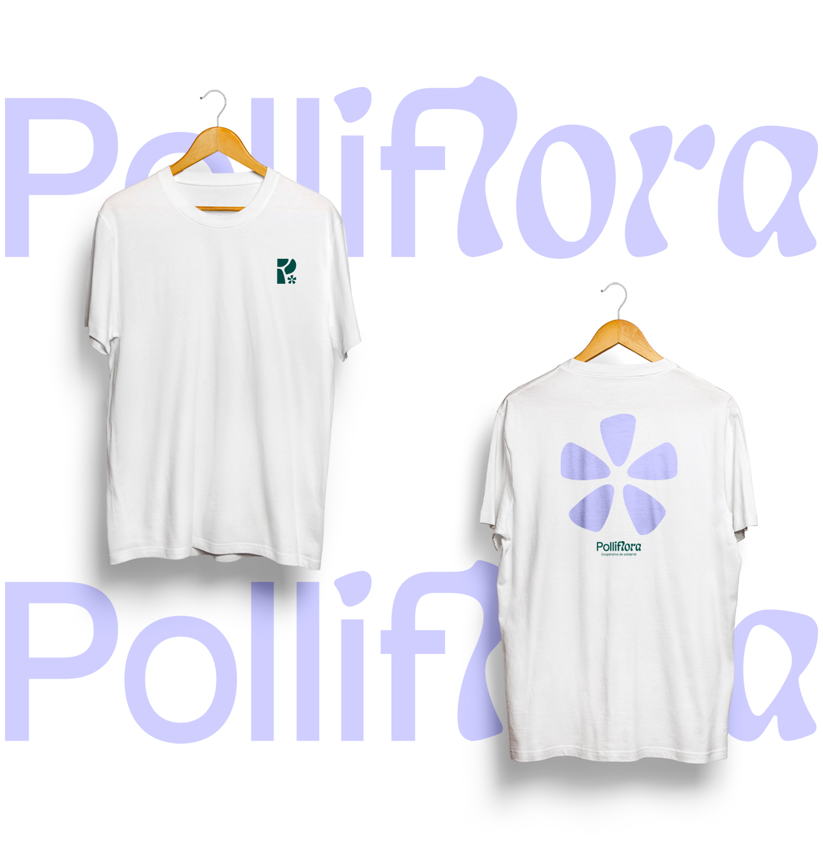 Polliflora t-shirts