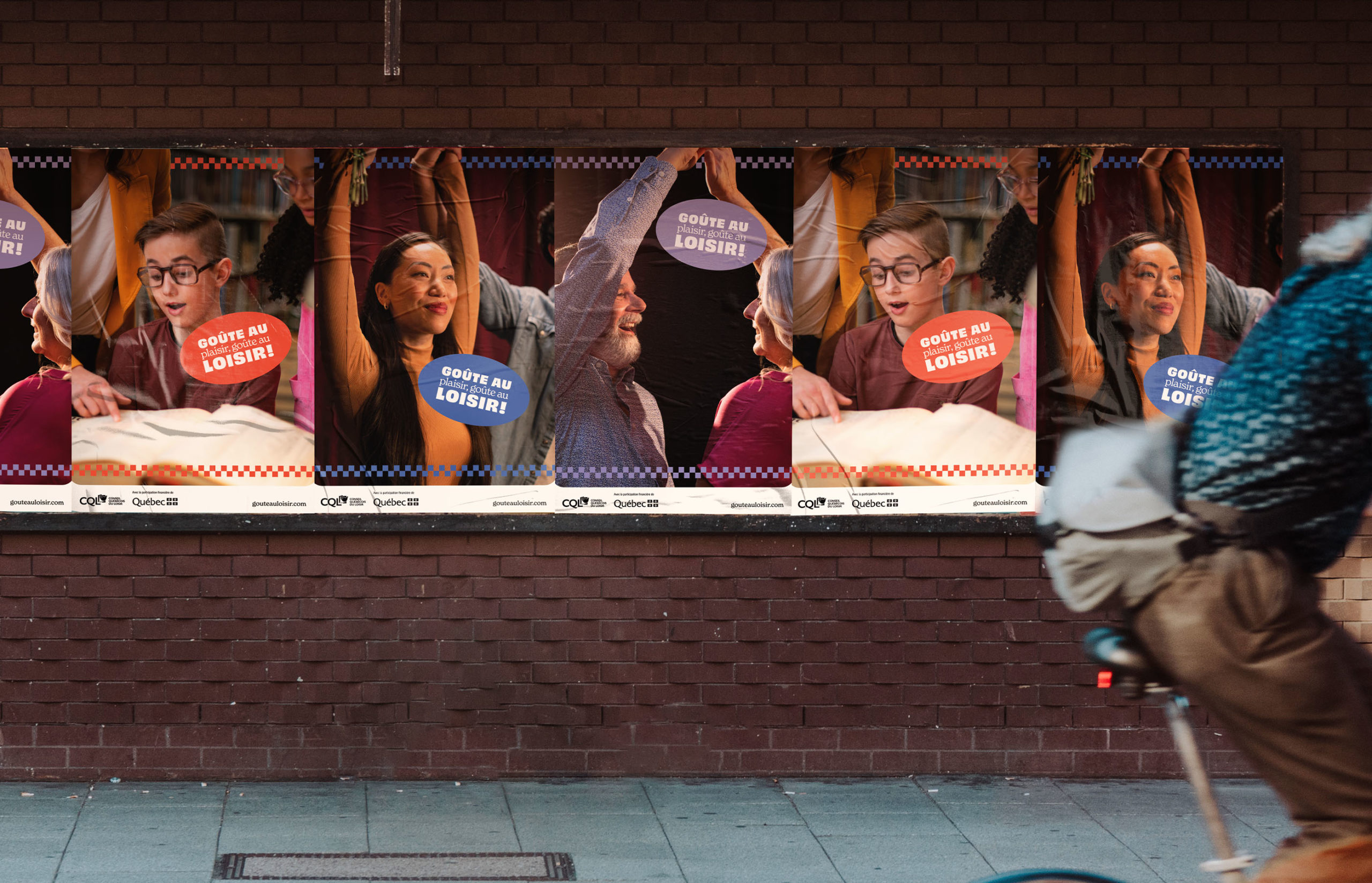 Affiches de campagne dans la rue